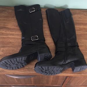 AGL - Made in Italy Black Leather Boot